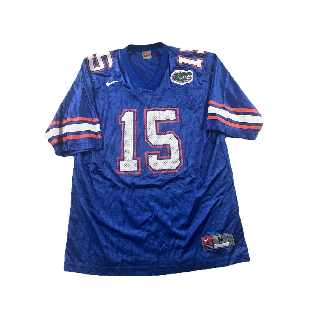 Nike Tim Tebow Florida Gators Football Jersey #15 Blue NCAA Men's Medium